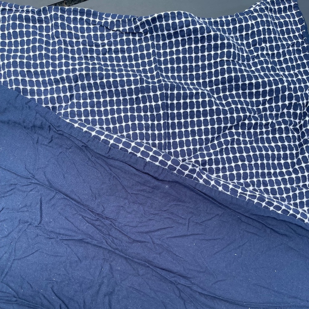 Set - Navy blue West Elm Euro Sham